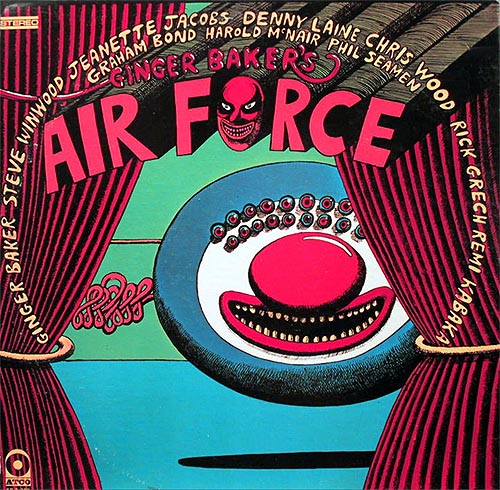  GINGER BAKER'S AIRFORCE - 
 AIRFORCE 
 (2-LP, 1970, ATCO 