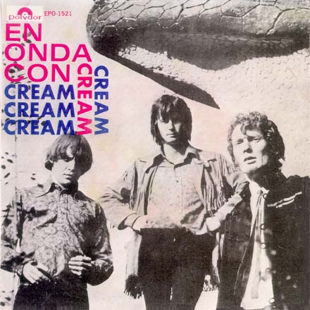  CREAM -  
 EN ONDA CON 
 (7inch-EP, Mexico) 