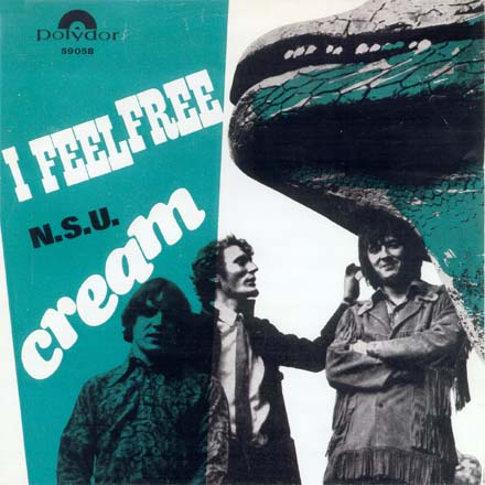  CREAM -  
 I FEEL FREE 
 (7inch) 